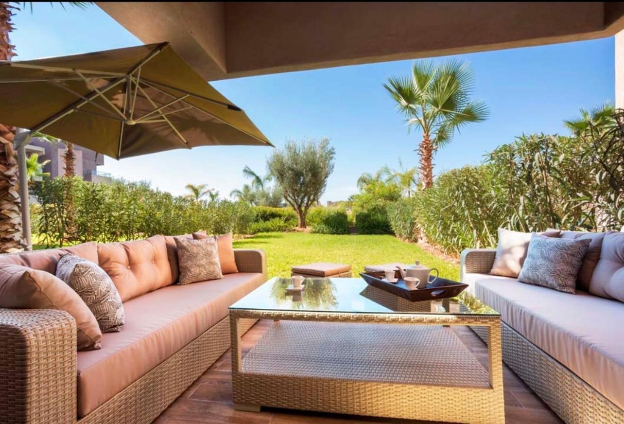 Appartement De Luxe Avec Jardin Prive Marrakesch Exterior foto